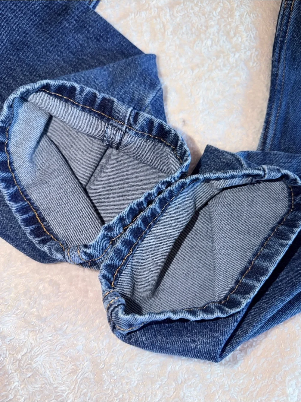 Levi's Men's Straight Jeans in Dark Blue Denim
